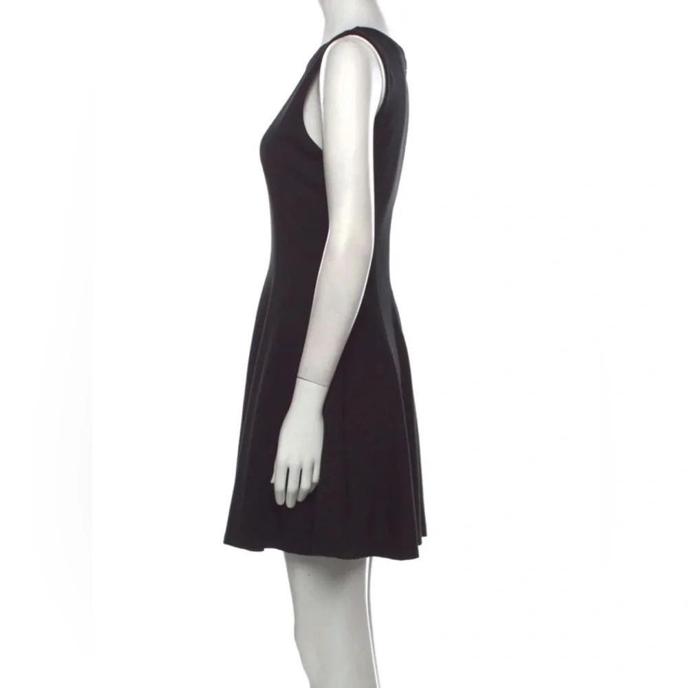 alice + olivia black sleeveless scoop neck dress LBD Fully Lined Gorgeou… - Picture 2 of 11